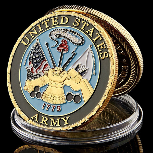 the united states army department of navy 1oz gold plated core values military challenge coin collectibles