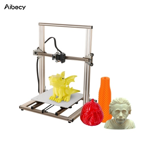 Aibecy DY-H9 DIY 3D Printer Large Print Size Aluminum Structure Supports PLA / ABS / TPU / Wood / Rubber Filament