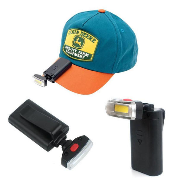outdoor camping portable clip hat light riding night fishing creative headlamp mini exquisite durable led power saving light zza479