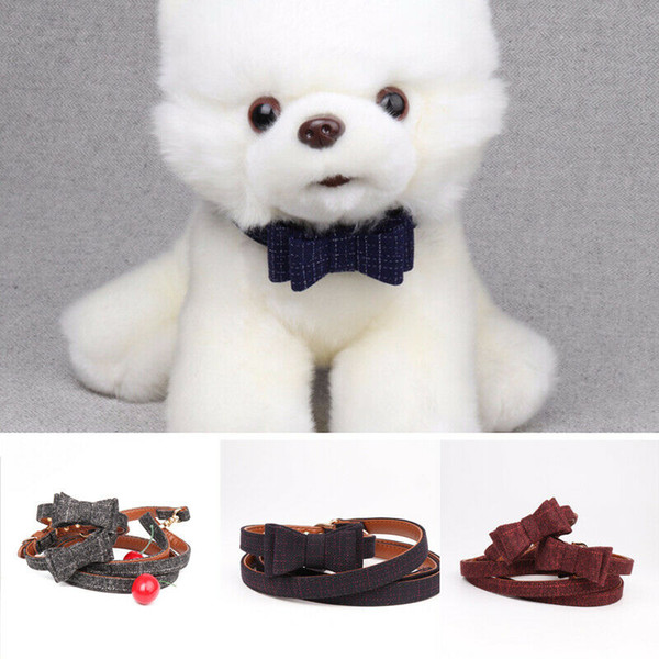 new arrival leather pet dog collar paid safety adjustable cute casual puppy cat necklace for dogs pet collar