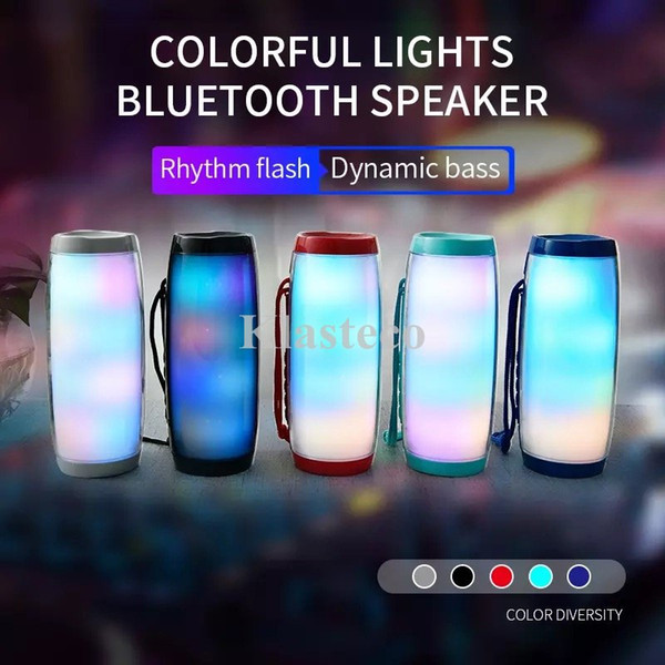 Portable LED Bluetooth Speakers Wireless Waterproof Radio FM Radio Mini Column Bass MP3 Subwoofer USB TV Sound Bar Box Bocina Bluetooth