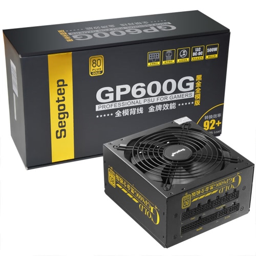 Segotep 500W GP600G Full Modular ATX PC Computer Power Supply Gaming PSU