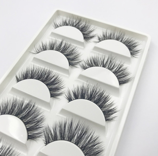 wholesale mink eyelashes 5 pairs natural long false eyelash 3d lash book fluffy cilios faux cils