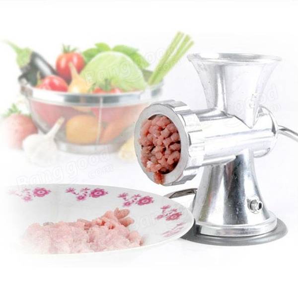 Multifunction Aluminum Alloy Manual Meat Grinder Mincer Sausage Machine