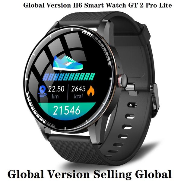 In Stock Global Version H6 Smart Watch GT 2 Pro Lite SmartWatch 15day 300Mah Battery Life TI AFE4900 GT2 IP67Waterproof Activity Trackers
