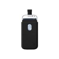 Linksys Belkin Pocket Case - Tasche für Mobiltelefon - Schwarz - für Samsung GALAXY S4 Mini (F8M638BTC00)