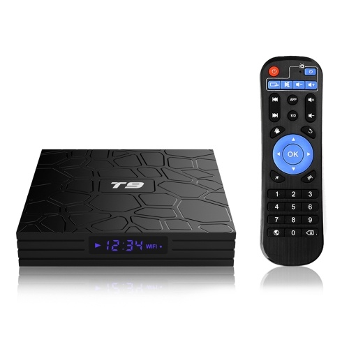 Prise T9 Android 8.1 TV Box 4 Go / 32 Go 4K prise en charge prise européenne