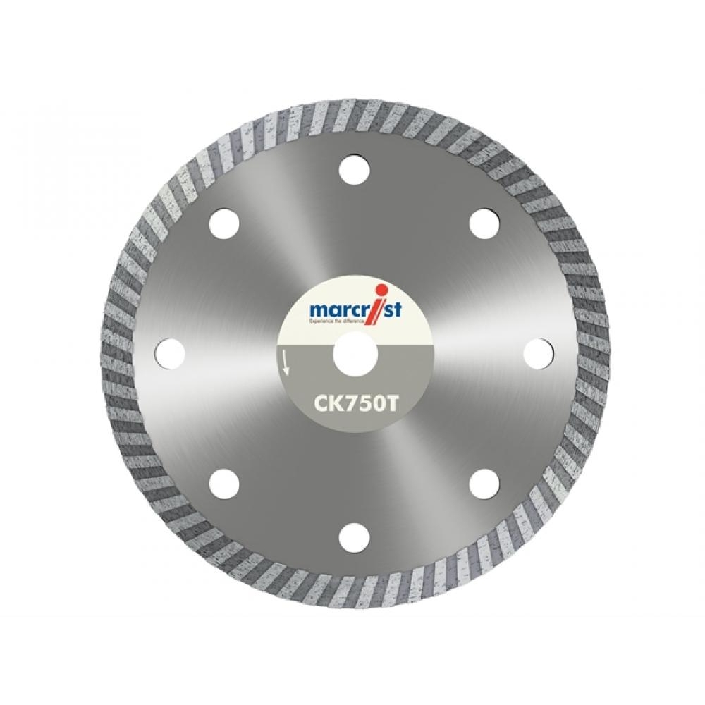 Marcrist CK750 Turbo Rim Diamond Blade Fast Cut 180mm x 22.2mm