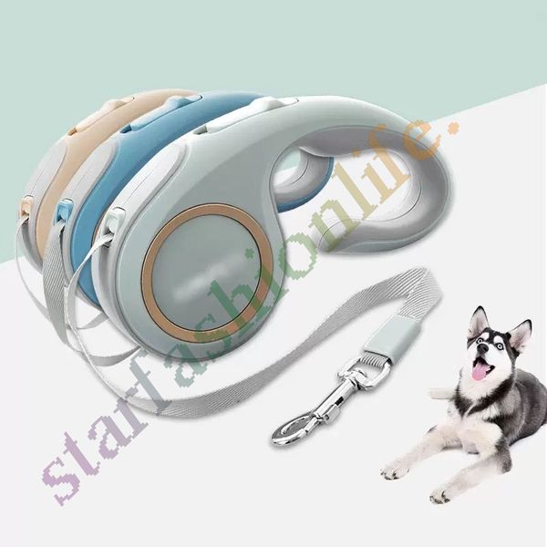 3m Durable Extension Dog Collars Leashes Retractable Automatic Outdoor Dogs Leashs Puppy Cat Roulette Telescopic Traction Rope Belt Pet Supplies ZL1261