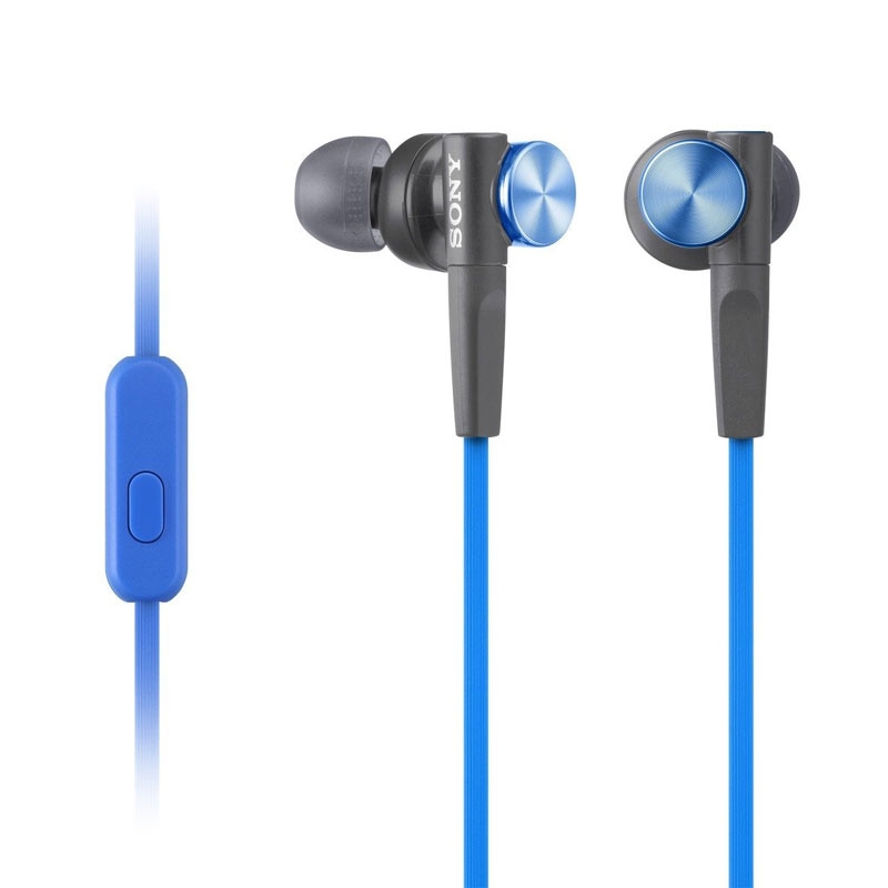 Sony MDR-XB50AP In-Ear Extra Bass Headphones - Blue