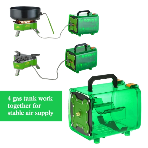 Outdoor Energy Warehouse Portable Picnic Camping Travel Power Gas Bottle Unit Bin Portable Stove Cylinder Gas Bin BBQ Natural Gas Case