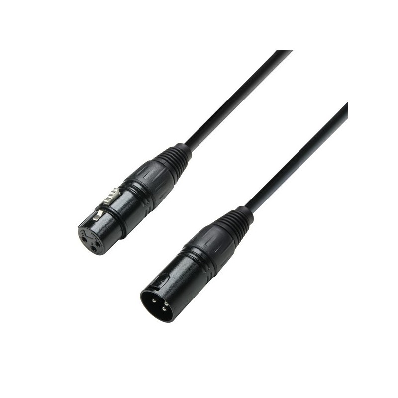 Adam Hall Cables 3 Star Serie - DMX Kabel XLR male auf XLR female 10 m