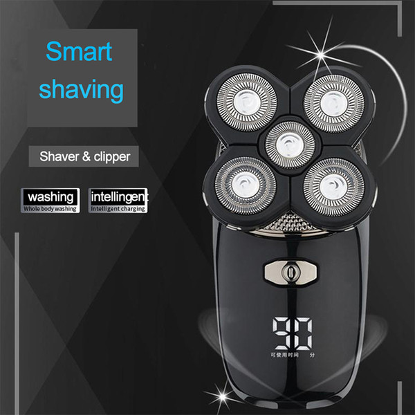 5 in 1 rechargeable electric shaver barbeador five floating heads waterproof razor shavers usb beard trimmer shaving machine