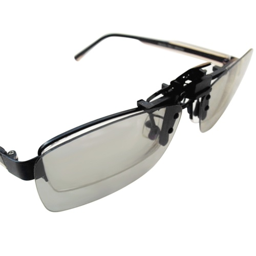 CL01 Clip-on Passive 3D Glasses Circular Polarized Lenses for Polarized TV Real D 3D Cinemas for Sony Panasonic