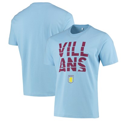 Aston Villa Villans T-Shirt - Sky Marl - Mens