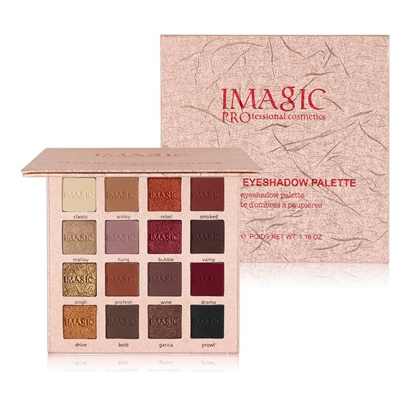 New Arrival Charming Eyeshadow 16 Color Palette Make up Palette Matte Shimmer Pigmented Eye Shadow Powder