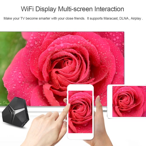 Magicsee IRON+ Smart Android TV Box Android 6.0 Amlogic S912 Octa core Mini PC DDR4 3GB / eMMC 16GB VP9-10 4K H.265 2.4GHz/5.0GHz WiFi 1000M LAN Media Player EU Plug