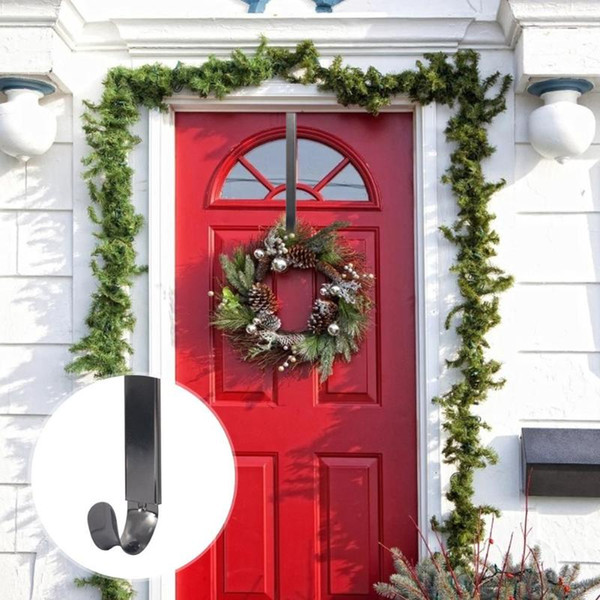 christmas metal ornaments hanger hook for front door retractable wreath storage hook festival decorative accessories