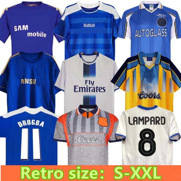CFC 2011 Retro Soccer Jersey Lampard Torres Drogba 11 12 13 Final 94 95 96 97 98 99 Football Shirts Camiseta Crespo WISE 03 05 06 07 08 COLE