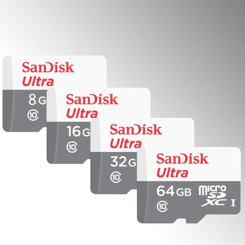 Genuine Original SanDisk Ultra 16GB UHS-I microSDHC TF Flash Memory Card 48MB/s Class 10
