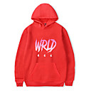 Inspiré par Cosplay Wrld Costume de Cosplay Sweat à capuche Pur coton Imprimé Imprimé Sweat à capuche Pour Homme / Femme