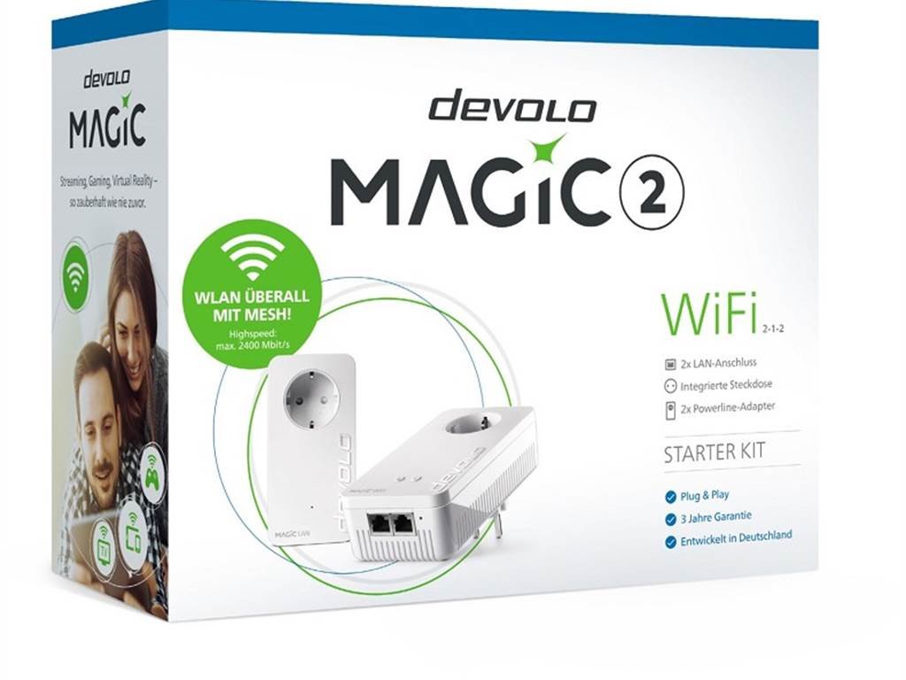devolo Magic 2 WiFi Starter Kit 2-1-2
