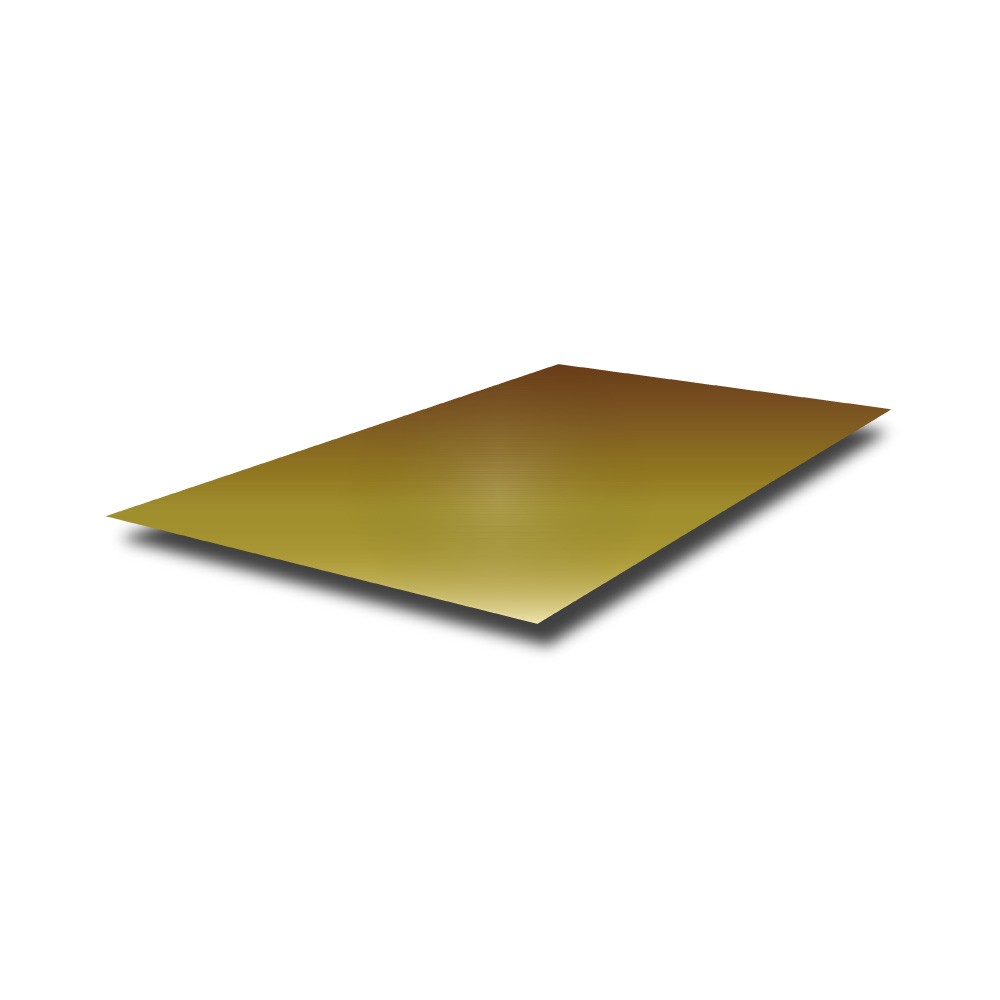 2000 mm x 1000 mm x 1.5 mm Brass Sheet - Uncoated
