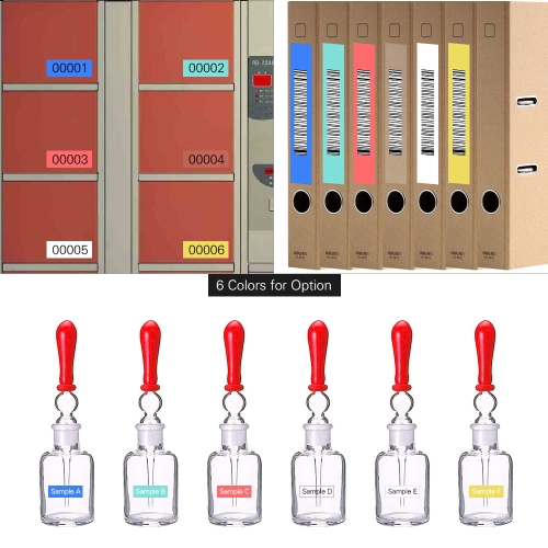 Laminated Label Tape Black on Red Compatible for Brother P-touch Label Printer PT-1010/PT-2100/PT-18R/PT-E200/PT-9500 9mm * 8m