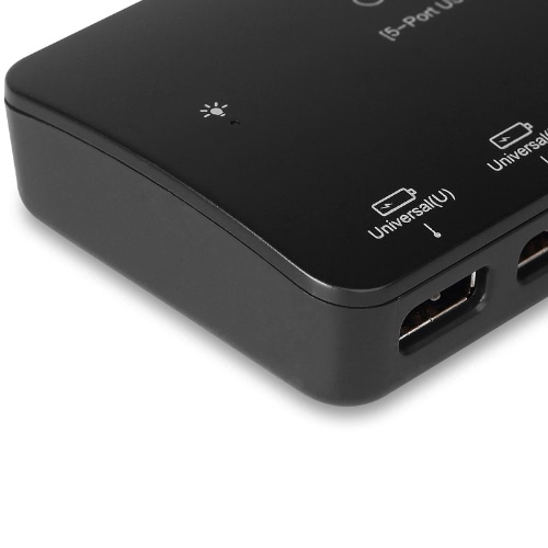 dodocool Smart USB 5 Port Super Charger 36W für iPad iPhone Samsung-Tablet-Android-Smartphone