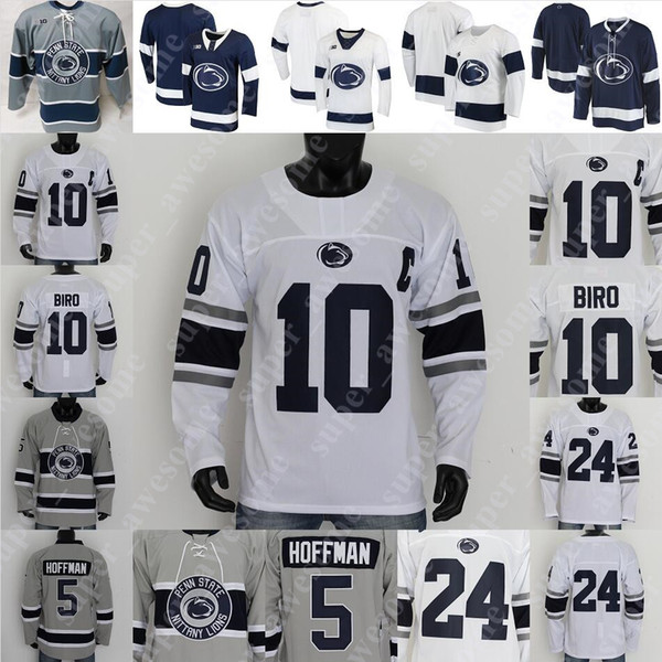 Penn State Nittany Lions Hockey Jersey Peyton Jones Nate Sucese Evan Barratt Alex Limoges Brandon Biro Liam Folkes Denis Smirnov Cole Hults