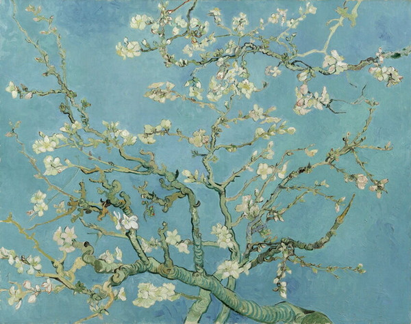 vincent van gogh almond blossom home wall art decor handcrafts /hd print oil painting on canvas wall art canvas pictures 19