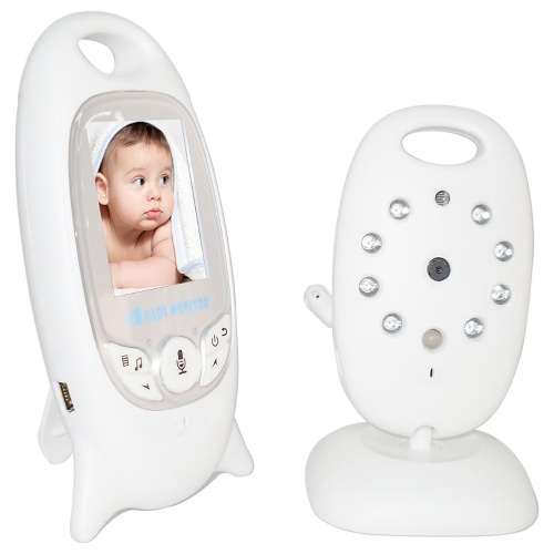 VB601 Moniteur de sommeil vidéo et audio sans fil pour bébé, batterie rechargeable, caméra de nounou, affichage 2 pouces, mini dispositif de surveillance pour bébé