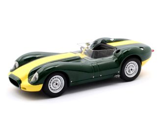 Jaguar D Type Lister Knobbly (1957) Resin Model Car