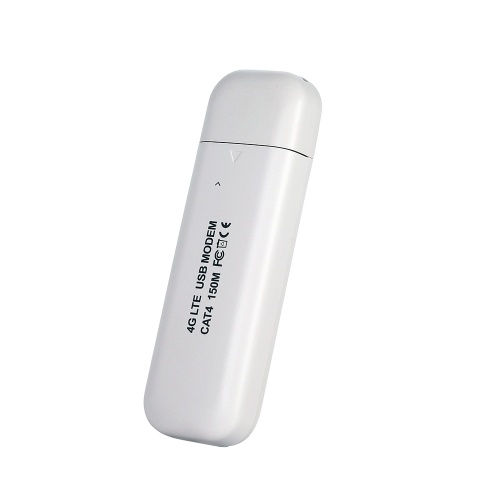 4G LTE USB Modem Mobiler WiFi Hotspot mit SIM-Kartensteckplatz 150 Mbit/s DL 50 Mbit/s UL Max 10 Geräte Externe Antennenanschlüsse Weiß, US-Version
