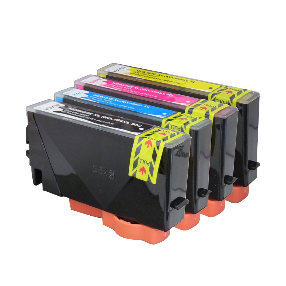 7dayshop Non-OEM 364 XL Ink Cartridge Multipack - BLK/C/M/Y for HP