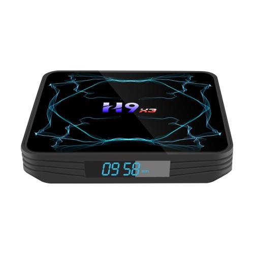 H9X3 TV Box S905X3 Quad-core 64 bits Chipset CPU Cortex-A55 Android 9.0 TV Set Top 8K HD 2.4 / 5G WiFi Media Player Support TF Card