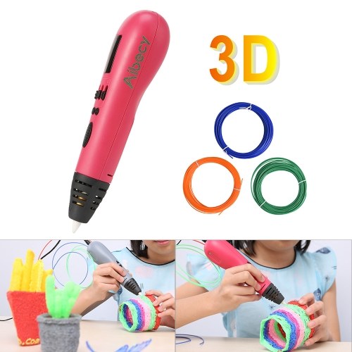 Aibecy MP01 Multi-Filament 3D Printing Pen OLED Display work with PLA ABS Filament for Kids Art Craft Drawing DIY Gift