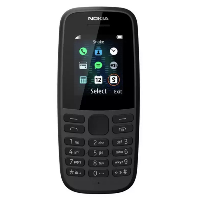Nokia 105 Unlocked SIM Free Mobile Phone - Black