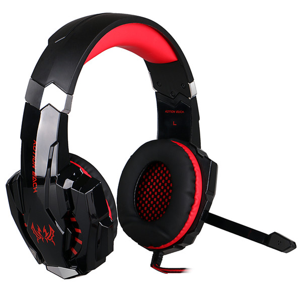 gaming headphone for ps4 laptablet mobile phones kotion each g9000 3.5mm game headset earphone headband with microphone led light