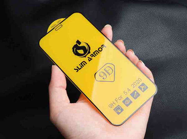 Screen Protector for IPhone 12mini 12/12pro 12promax 11/11Pro/11 ProMax Anti-Scratch Fullscreen Front Protective 9D Major Arc Tempered Glass