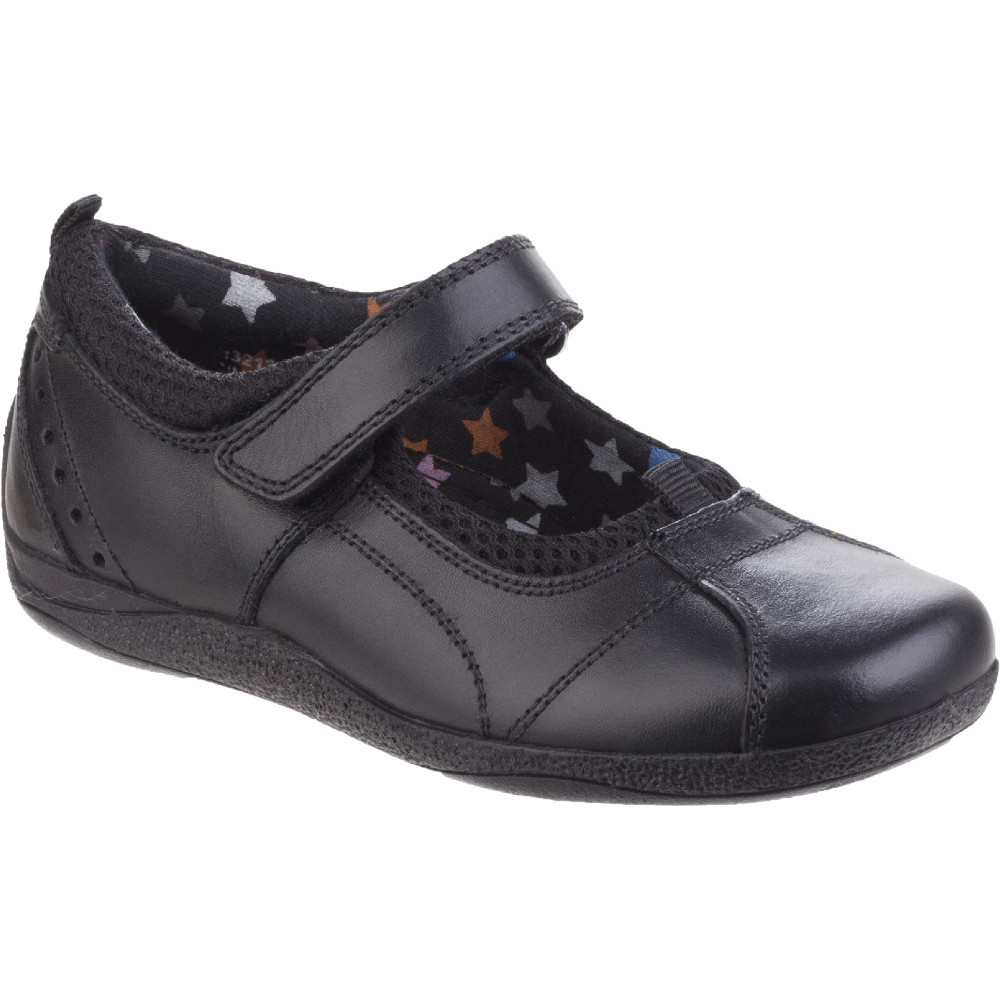 Hush Puppies Girls Cindy Leather Adjustable Ankle Strap Sandal Shoes UK Size 13.5 (US 1, EU 32.5)