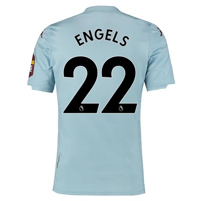 Aston Villa Away Elite Fit Shirt 2019-20 with Engels 22 printing