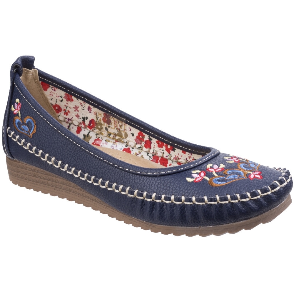 Fleet & Foster Womens/Ladies Algarve Moccasin Casual Slip On Shoes UK Size 6 (EU 39, US 8)