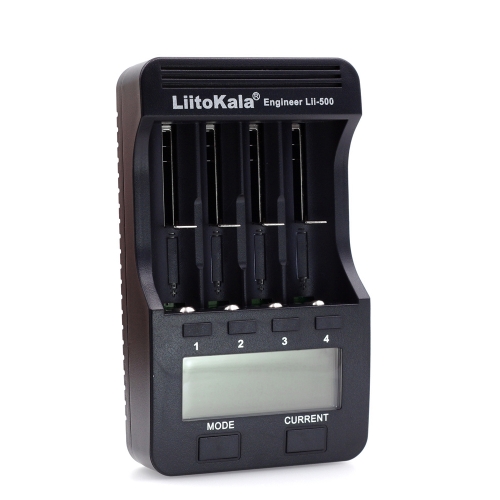 LiitoKala Lii-500 4 Slots LCD Smartest Battery Charger