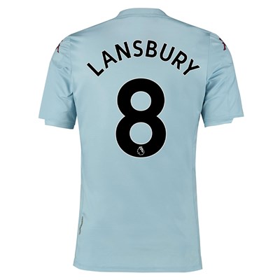 Aston Villa Away Shirt 2019-20 - Kids with Lansbury 8 printing