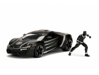 Lykan Hypersport with Figure Diecast Model Car from Black Panther