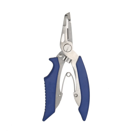 Lixada  13cm Outdoor Multifunctional Fishing Pliers Line Cutter Scissors Hook Remover Tackle