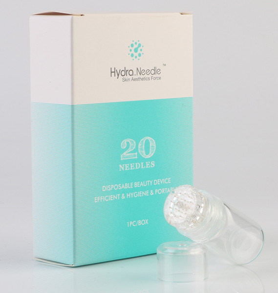 Mesotherapy Hydra Needle Gold Titanium 20 needles Derma Stamp Serum Applicator