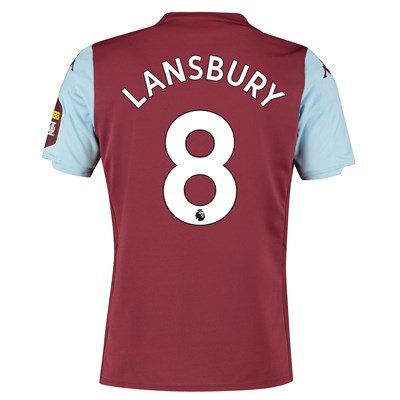 Aston Villa Home Shirt 2019-20 with Lansbury 8 printing