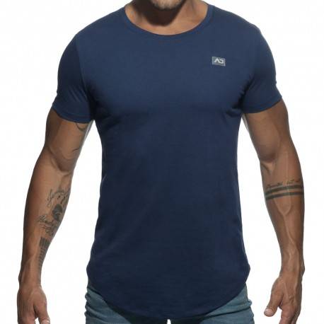 Addicted Basic U-Neck T-Shirt - Navy XS